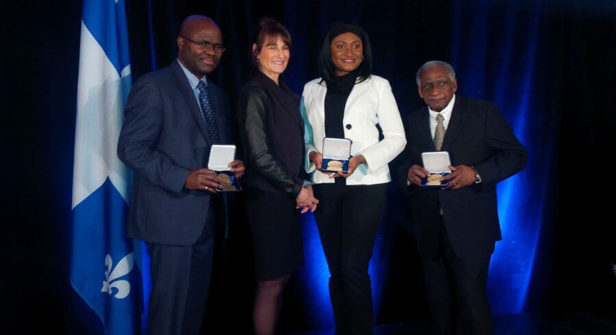 FABIENNE COLAS WAS AWARDED A MEDAL FROM THE QUEBEC’S NATIONAL ASSEMBLY