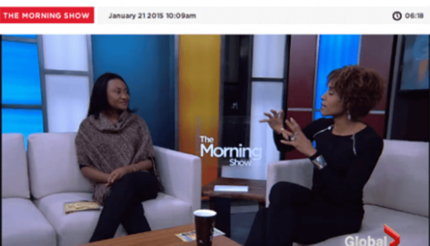 Fabienne Colas on the Morning Show Global news !