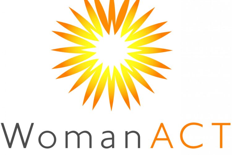 WomanACT Logo Colour Stacked